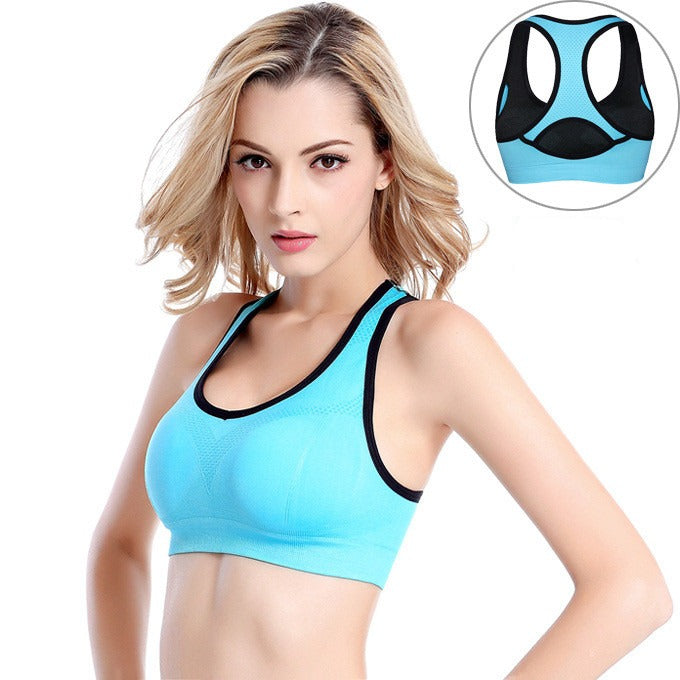 Premium Sports Bra - Hollow Vest Design | High Impact Support