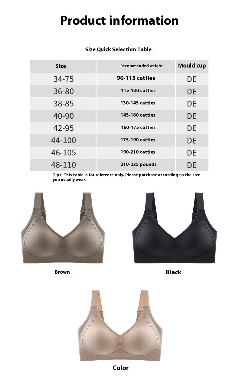 Premium Seamless Gathering Bra - Everyday Comfort & Support