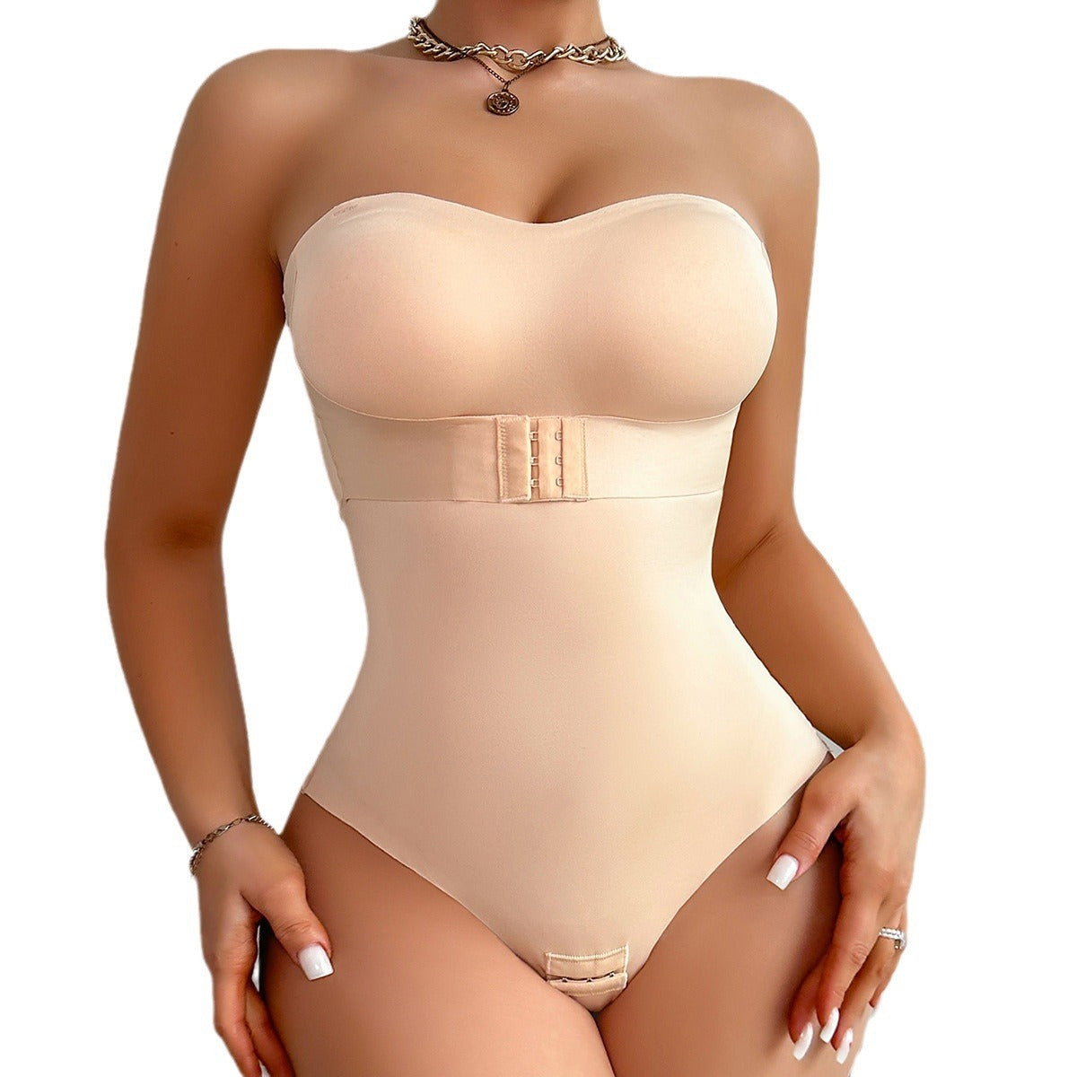 Sculpt & Smooth Waist Shaping Bodysuit - Invisible Seamless Body Contouring Shapewear