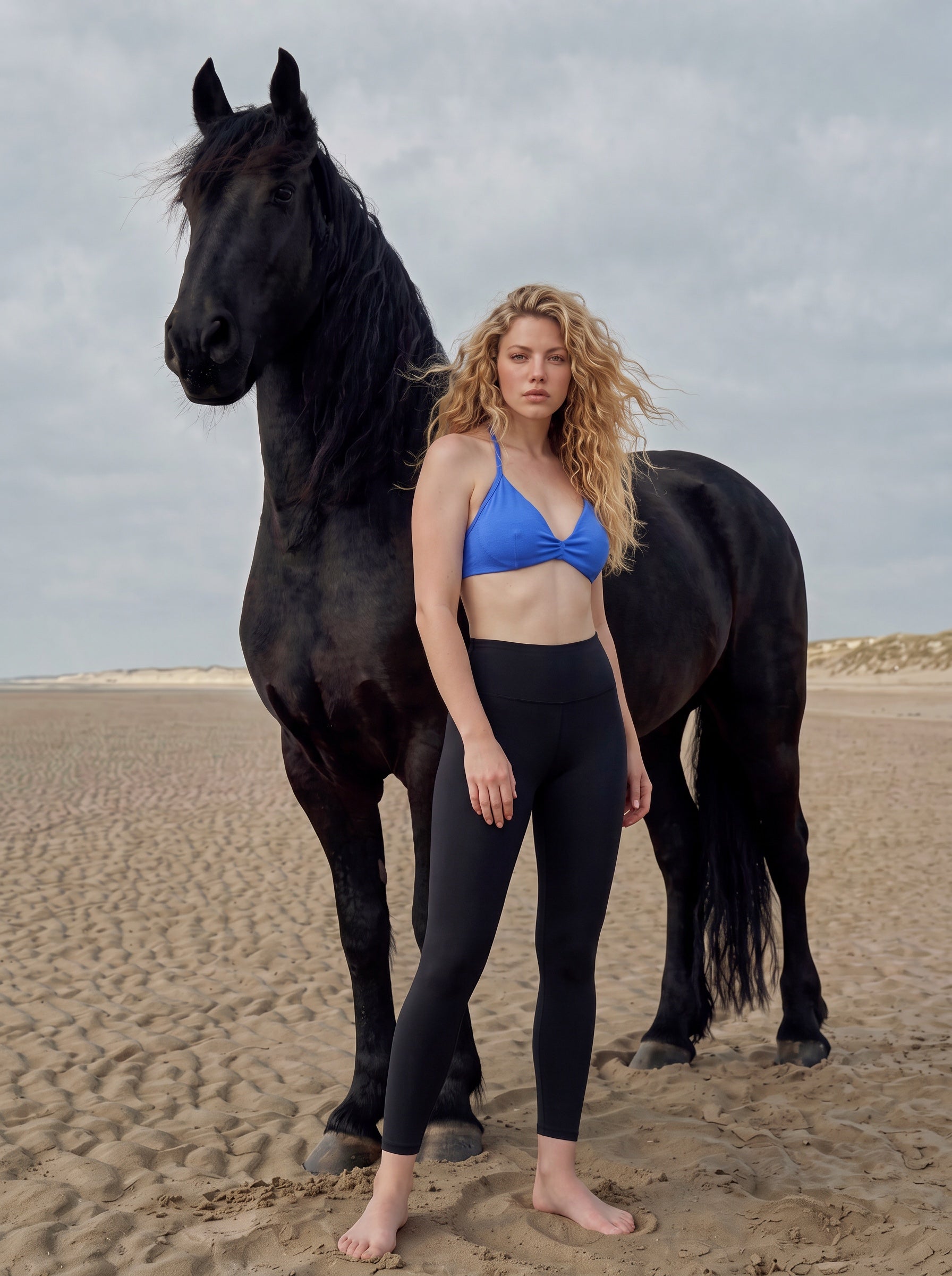 ESSENZA High-Impact Halter Sports Bra