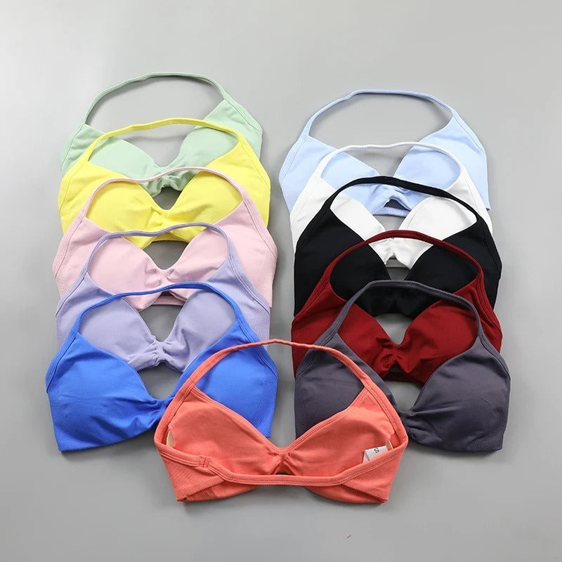 ESSENZA High-Impact Halter Sports Bra