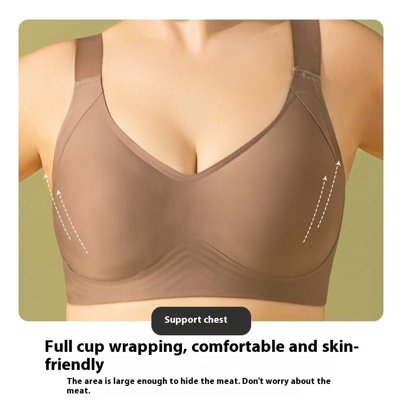 Premium Seamless Gathering Bra - Everyday Comfort & Support