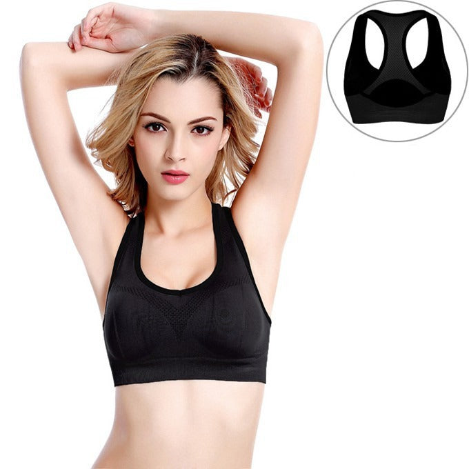 Premium Sports Bra - Hollow Vest Design | High Impact Support