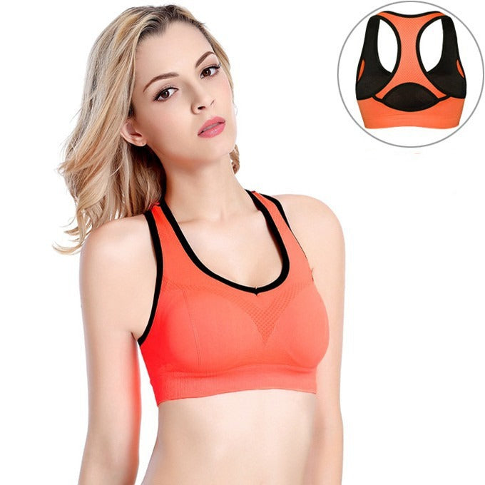 Premium Sports Bra - Hollow Vest Design | High Impact Support